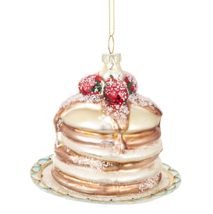 Christmas decoration - pancake with strawberries
