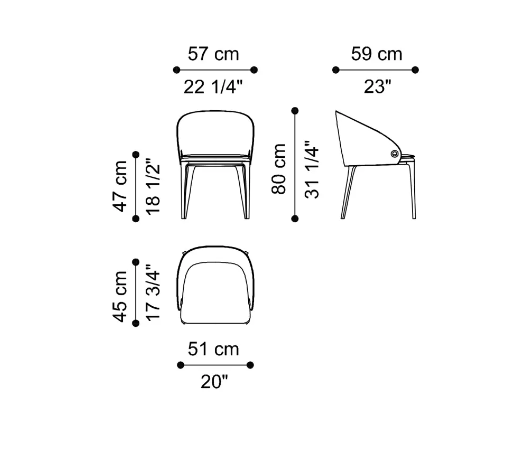 Krzesło Gianfranco Ferré Home, Rio