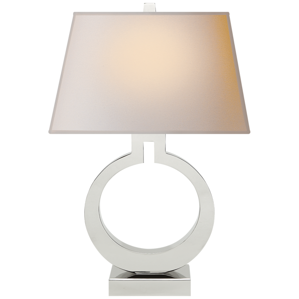 Table Lamp E.F Chapman Ring Form Large