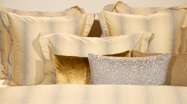 Yves Delorme pillowcase, from the Ecrit de loin collection