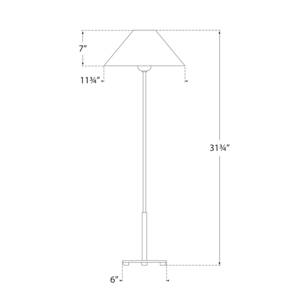 J.Randall Powers Hackney table lamp