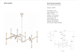 Aerin Brenta Grande Chandelier
