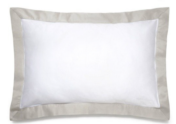 Ralph Lauren Home pillowcase, from the Langdon (Silver) collection