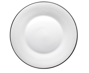 Talerz do zupy Roberto Cavalli Home, z kolekcji Lizzard (Platin) 