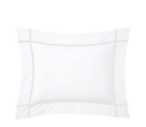 Yves Delorme cushion cover, from the Athena (Nacre) collection