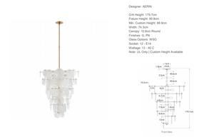  Aerin Loire chandelier by Visual Comfort  