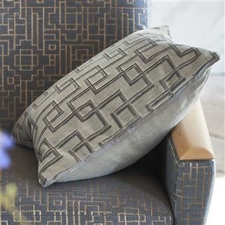 Designers Guild Jeanneret Platinum decorative pillow