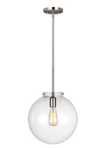 Kate One Light Sphere pendant lamp by Thomas O'Brien
