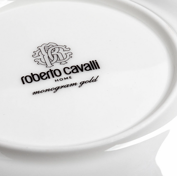 Set of six Roberto Cavalli Home soup plates from the Tiger collection