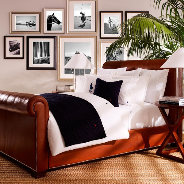 Komplet pościeli Ralph Lauren Home, z kolekcji Player (White)