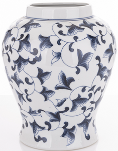 Waza ceramiczna Blue Scroll Elegance