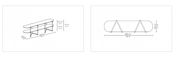 Boomerang 67 bookshelf by Casamilano