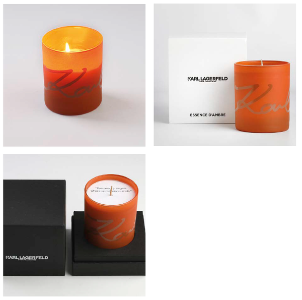 Karl Lagerfeld Essence D'Ambre scented candle