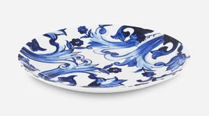 Set of two Dolce&Gabbana dinner plates, Blu Mediterraneo