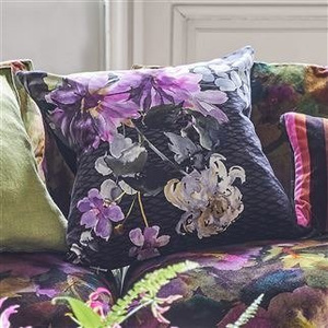 Designers Guild Shalimar Garden Amethyst decorative pillow 