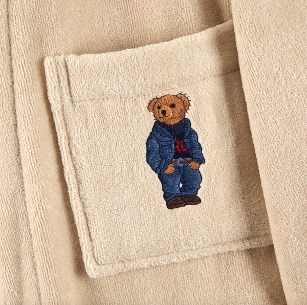 Ralph Lauren Home bathrobe from the Denim Bear collection