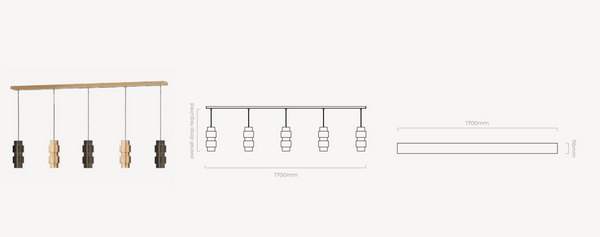 Ring pendant lamp by CTO Lighting