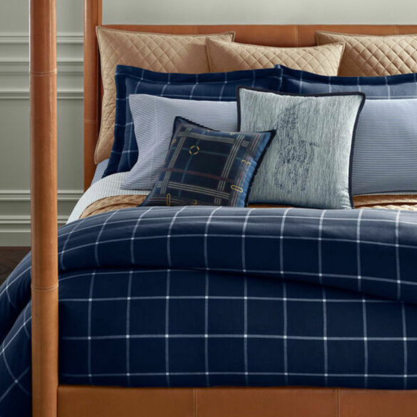 Ralph Lauren Home pillowcase, from the Cromwell (Camel) collection