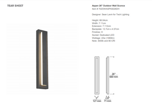 Sean Lavin Aspen 26 wall lamp