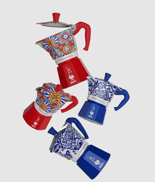 Bialetti Dolce&Gabbana Large Induction Coffee Maker from the MoMA collection