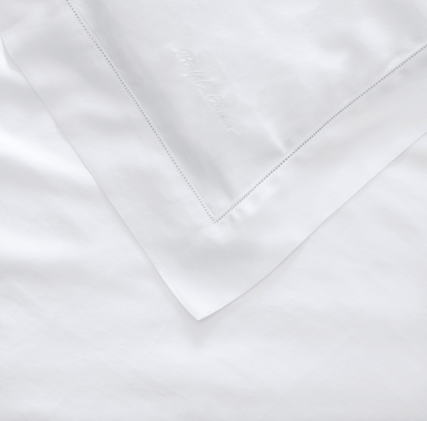 Ralph Lauren Home comforter cover, from the Langdon (White) collection