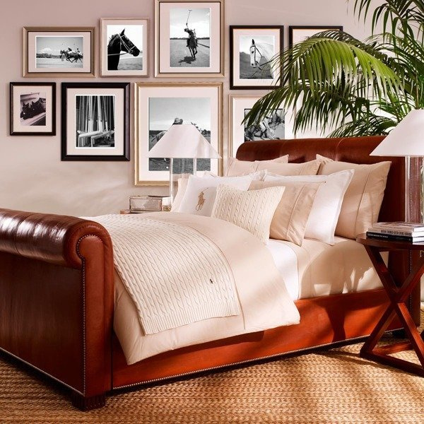 Ralph Lauren Home sheet, from the Player collection (Dune)