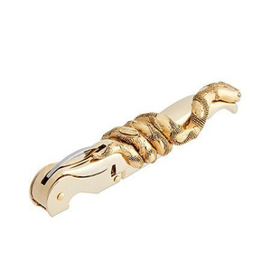 Korkociąg do wina Roberto Cavalli Home Snake Cognac