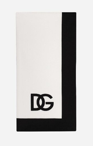 Zestaw dwóch bawełnianych serwetek Dolce&Gabbana, DG Logo 
