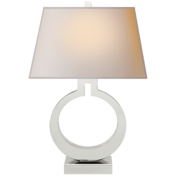 Ring Form Large table lamp by Chapman & Myers by Visual Comfort