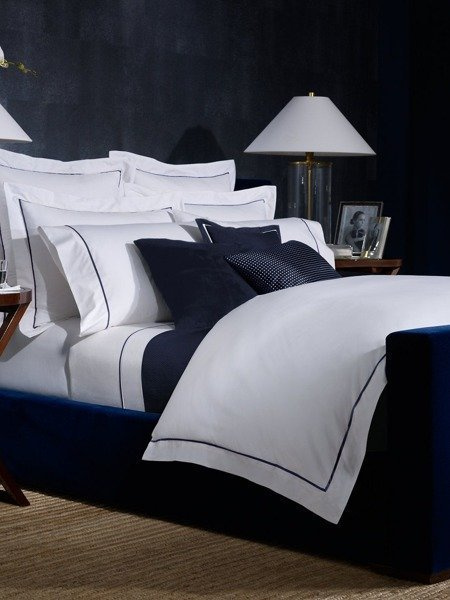 Komplet dwóch poszewek na poduszkę Ralph Lauren Home, z kolekcji Westbank (Navy)