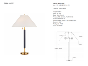 Ralph Lauren Home Garner Table Lamp