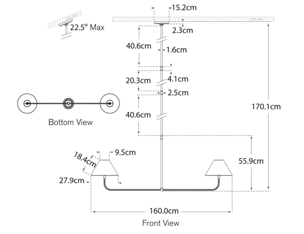 Żyrandol Basden Extra Large projektu Chapman & Myers