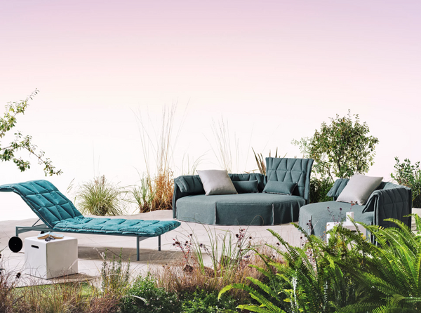 Flair modular garden sofa by Gervasoni 1882
