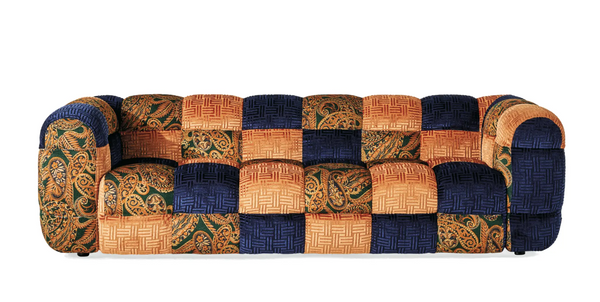 Quiltana three-seater sofa by Etro Home