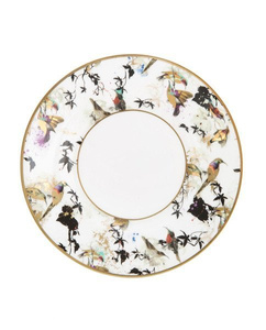 Set of six Roberto Cavalli Home tea cups, from the Garden's Birds collection