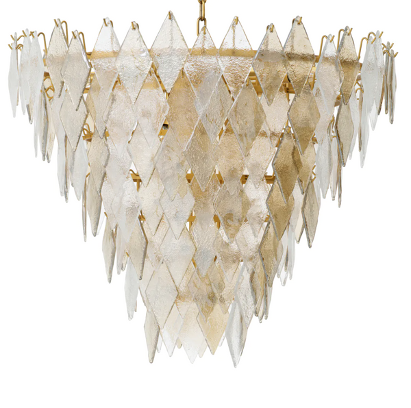 Rhombus L chandelier by Eichholtz