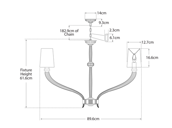 Żyrandol E.F.Chapman Ruhlmann Large