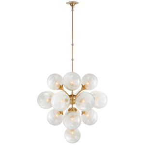 Aerin Cristol Large chandelier by Visual Comfort