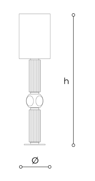 Lampa podłogowa Matilda marki Italamp