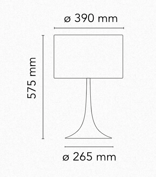 Spun Light Table 1 table lamp by Flos