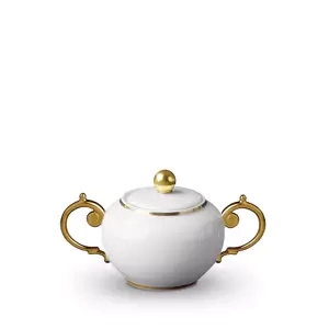 L'Objet sugar bowl, from the Aegean Filet collection