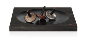 Monn spinning tops with ebony bases by Armani Casa