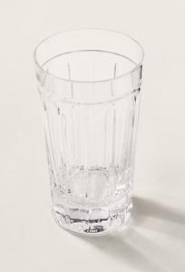Set of two Ralph Lauren Home crystal glasses, from the Coraline Highball collection