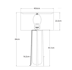 Ian K. Fowler Scala table lamp by Visual Comfort