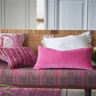 Designers Guild Roxburgh Fuchsia decorative pillow