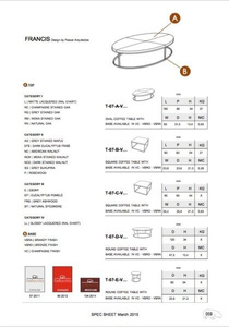 Stolik kawowy Bellavista Collection Francis Oval