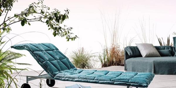 Flair reclining lounger by Gervasoni 1882