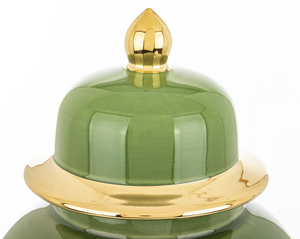 Vase L in pistachio color