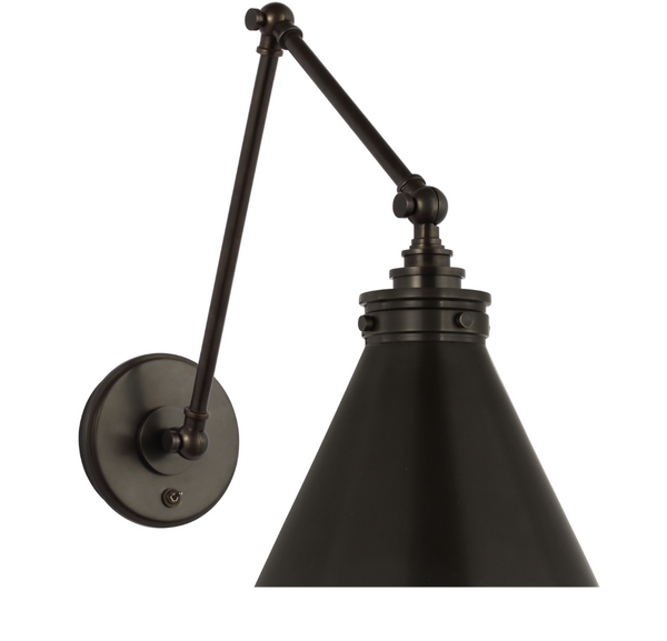 Parkington Double Library Wall Lamp by Chapman & Myers