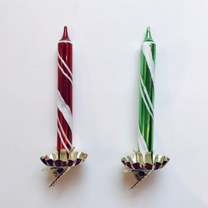 Christmas ornament-candle with clip